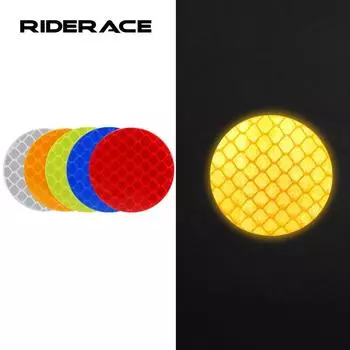 Велосипедные светоотражающие наклейки Предупреждение о безопасности Предупреждение обода колеса горного велосипеда Предупреждение Светоотражающая пленка Ночная безопасная езда Светоотражающая наклейка белый