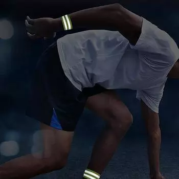 Велосипедные светоотражающие полосы Ремешок для крепления велосипеда Предупреждающие штаны для велосипеда Повязка на руку или ногу Светоотражающий напульсник Спортивная лента