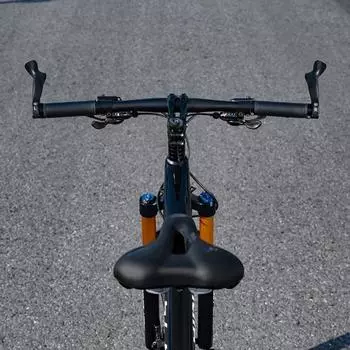 Велосипедные тиски Эргономичный дизайн Простой угол установки Регулируемый с помощью флуоресцентных тисков MTB с ночным свечением чёрный