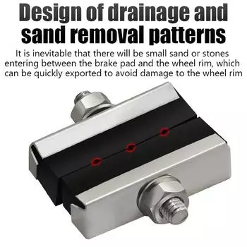 Велосипедные тормозные колодки резиновые велосипедные детали инструменты MTB горный шоссейный велосипед легкие тормозные колодки V-Brake колодки велосипедные аксессуары 40mm