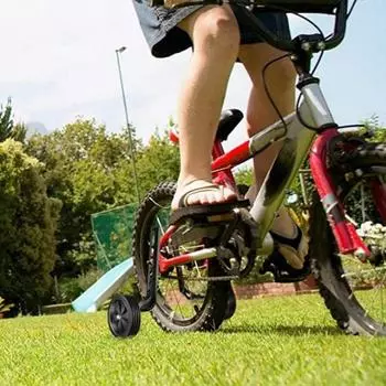 Велосипедные тренировочные колеса 12-20 дюймов Велосипедные тренировочные колеса для мотокросса Тяжелые тренировочные колеса Детские велосипедные тренировочные колеса для синий