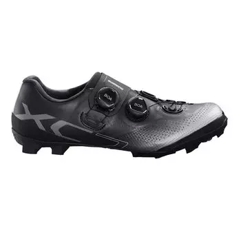 Велосипедные туфли SHIMANO XC702 SPD черные широкие 42.0 (26.5см) чёрный
