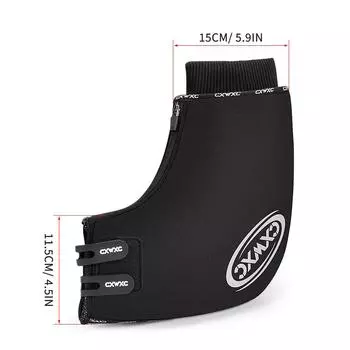 Велосипедные варежки с подогревом на руле, регулируемые по температуре ветрозащитные велосипедные перчатки для горного велосипеда чёрный