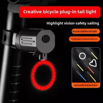 Велосипедные задние фонари, велосипедные фонари с бегущей водой, индикаторы безопасности для велосипедистов, оборудование для катания на горном велосипеде