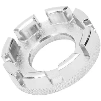 Велосипедный 8-позиционный ключ для спиц, ключ для ниппеля спицы, ключ для правки колесных дисков, инструмент для ремонта, серебристый серебряный