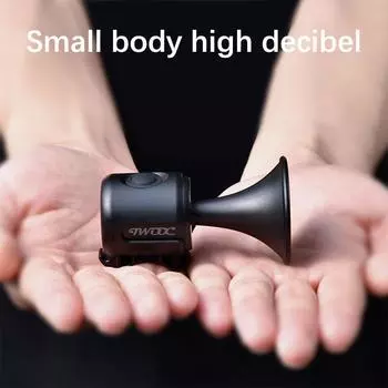 Велосипедный электрический динамик, электрический звуковой сигнал, персонализированное оборудование для верховой езды чёрный