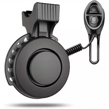 Велосипедный электронный звонок, скутер, электронный велосипед, сирена, трубная сигнализация, зарядка через USB, езда на велосипеде, аудиопредупреждение, оповещение о безопасности при езде 1pc синий