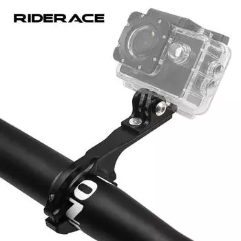 Велосипедный алюминиевый руль адаптер крепление для Gopro Hero 5/4/3 камеры удлинитель кронштейн фонарь хомут для велосипедного руля чёрный