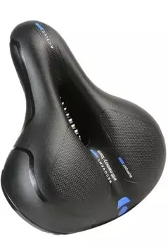 Велосипедный амортизатор Super No Butt Night Road Cross Mountain Bike [выбрать cmy] Седло, Поглощение, Толстое, Боль, Воздухопроницаемое, Водонепроницаемое, Светоотражающее, Велосипед, синий
