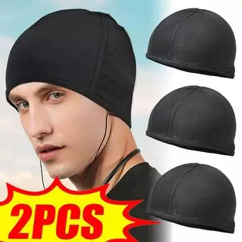 Велосипедный быстросохнущий шлем, дышащая мотоциклетная балаклава, шлем, внутренняя потоотводящая шапка для мужчин и женщин, спортивная шапка, кепки