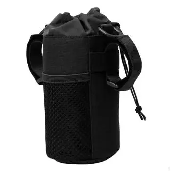 Велосипедный держатель для бутылки с водой, держатель для стакана, термоизоляция, аксессуары для велоспорта чёрный