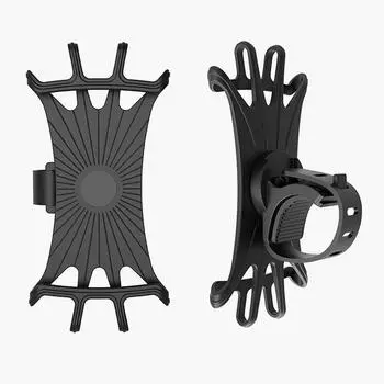 Велосипедный держатель для мобильного телефона, кронштейн для руля, руля, скутера чёрный