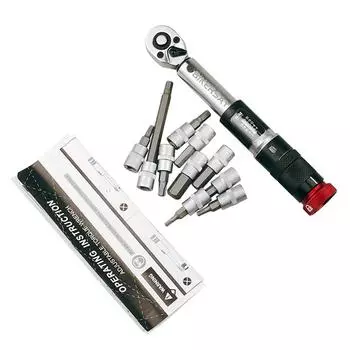 Велосипедный динамометрический ключ, инструмент, 1/4 дюйма, набор шестигранных ключей, набор головок, 2-20 Нм, обслуживание велосипеда