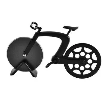 Велосипедный двойной колесный нож для пиццы из нержавеющей стали