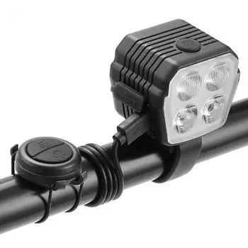Велосипедный фара-гудок 2-в-1 велосипедный ближний и дальний свет 2/4 лампы бисерный провод управления звонок-гудок