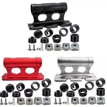 Велосипедный фиксированный передний кронштейн вилки, быстрая установка, держатель багажника, алюминиевый сплав, дорожный велосипед, монтажная подставка для автомобиля, внедорожника, велосипеда красный