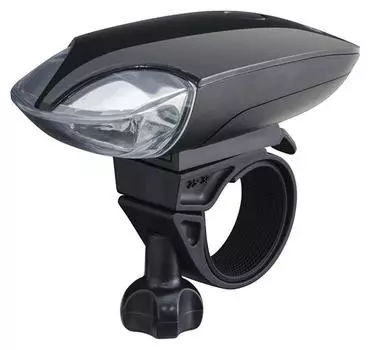 Велосипедный фонарь GENTOS Bike Light 120, 8 лампочек, 3 щелочные батарейки типа AAA, соответствует стандартам ANSI [Яркость люменов/Практическое время работы/Защита от брызг] BL-B03