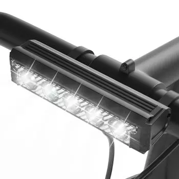 Велосипедный фонарь GOHHME Innovative Edition 2800 люмен, суперширокое освещение для велосипеда, 5 уровней освещения, 4800 мАч, большой USB-порт, IPX5, изготовлен из алюминия чёрный