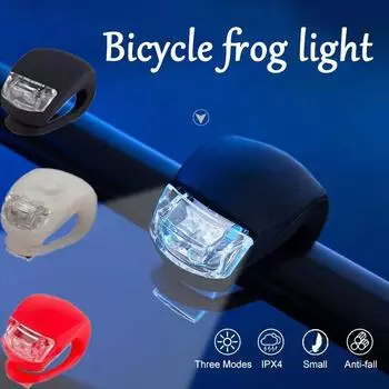Велосипедный фонарь-лягушка, ночной предупреждающий фонарь, сменная батарея, задний фонарь для велосипеда, наружный фонарь для езды на велосипеде, аксессуары для велосипедного оборудования Small battery