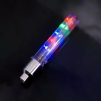 Велосипедный фонарь на 5 светодиодов, задний фонарь на ветровую турбину, велосипедный клапан, фонарь на горном велосипеде Dead Fly