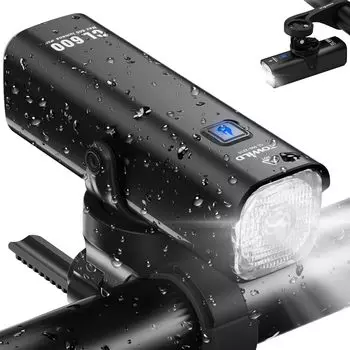 Велосипедный фонарь, перезаряжаемый дорожный велосипедный фонарь, велосипедный фонарь, 600 люмен, большая емкость, 2000 мАч, свет для велосипеда, высокая яркость, алюминиевый сплав, IPX6
