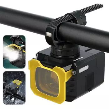 Велосипедный фонарь, перезаряжаемый велосипедный фонарь, 2400 люмен, велосипедный передний фонарь, дальний свет, ближний свет, велосипедный фонарь для ночной езды UNITED KINGDOM