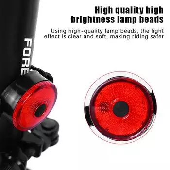 Велосипедный фонарь Предупреждающий фонарь для ночной езды на велосипеде Подседельный штырь Задний фонарь для велосипеда Задний фонарь для велосипеда Лампа Фонарь Аксессуары для велосипеда красный