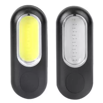 Светодиодный велосипедный фонарь с аккумулятором, задний фонарь с предупреждением Red and Blue Light