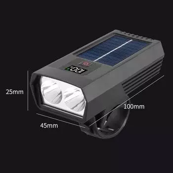 Велосипедный фонарь светодиодный велосипедный фонарь USB перезаряжаемый чёрный