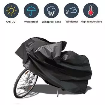 Велосипедный гараж, велосипедный чехол, водонепроницаемый высококачественный велосипедный гаражный брезент XL чёрный