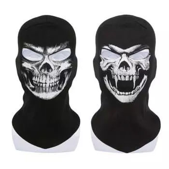 Велосипедный головной убор Зимняя ветрозащитная Балаклава Праздничный Хэллоуин Лицевой капюшон
