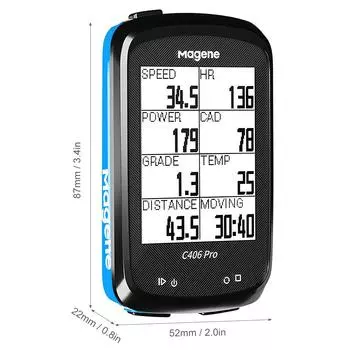 Велосипедный GPS компьютер Водонепроницаемый беспроводной ANT + умный велосипедный спидометр Велосипедный одометр красный