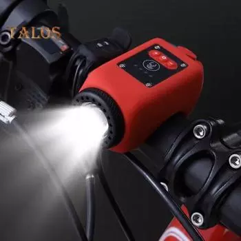Велосипедный гудок 110 дБ IPX5 водонепроницаемый USB перезаряжаемый ударопрочный высокий люмен ночной езды шоссейный горный велосипед фара задний фонарь аксессуары для велосипеда A красный