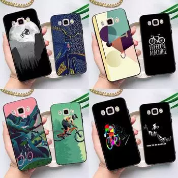 Велосипедный художественный чехол для Samsung Galaxy J6 J4 Plus 2018 J8 A6 A7 A8 A9 J1 J3 J5 J7 2016 A3 A5 2017 Coque A3 2017 - A320