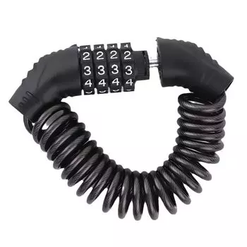 Велосипедный ключ, 4-значный циферблат, без ключа, свободно устанавливается, удобный для общего мотоциклетного седла, комбинированный обмотка провода, электрический велосипед x 1 замок,