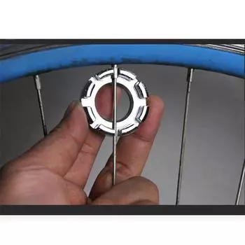 Велосипедный ключ для ниппелей, 8-позиционный паз, регулятор обода велосипедного колеса, гаечный ключ, оцинкованный инструмент для ремонта, сервисный ключ