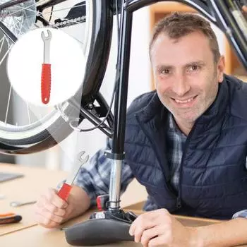 Велосипедный ключ для педалей, противоскользящая резиновая длинная ручка, 15 мм, MTB, дорожный горный велосипед, средство для снятия педалей, гаечный ключ, инструменты для ремонта велосипеда