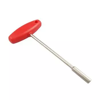 Велосипедный ключ для скрытых спиц, Т-образный рукав, инструмент со встроенным колпачком для спиц (3.2mm)