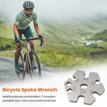Велосипедный ключ для спиц с брелком из нержавеющей стали, колпачки для спиц велосипедных колес, гаечный ключ, инструмент для клапана, удлинительный стержень сопла, инструмент для сердечника клапана, велосипедные инструменты серебряный