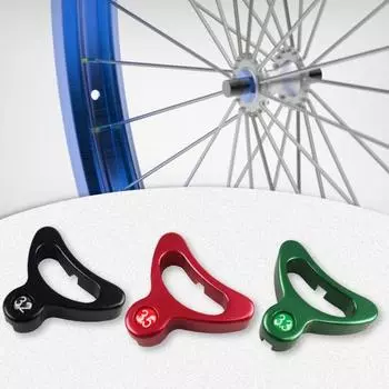 Велосипедный ключ для спиц, высокопрочный эргономичный дизайн, аксессуар для велосипеда, индикатор тензиометра для ремонта красный