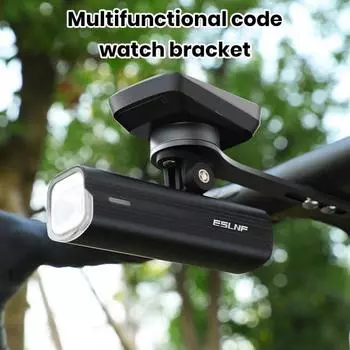 Велосипедный компьютер Выдвинутая передняя подставка Крепление на руль Хороший угол несущей нагрузки Регулируемый велосипедный спидометр Кронштейн для секундомера чёрный