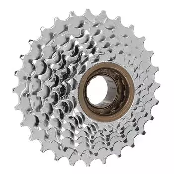 Велосипедный маховик свободного хода из серебристой стали 8 скоростей 1328T с резьбой для горного велосипеда