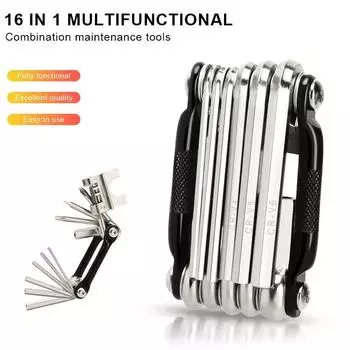 Велосипедный многофункциональный инструмент, разделитель цепи, резак, многофункциональный для горного велосипеда, гаечный ключ, отвертка, ремонтный многофункциональный инструмент чёрный