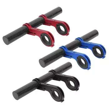 Многофункциональный удлинитель для крепления фонарика, кодовый держатель для настольного фонарика, карбоновое зерно, двойной C red