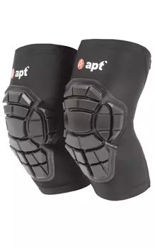 Велосипедный наколенник, наколенник, наколенник, чехол для ноги с амортизатором, размер от S до XL, для детей от 2 до 7 лет, apt Run (С-М) чёрный