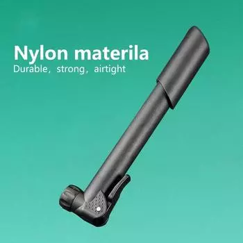 Велосипедный насос Портативный мини-насос Велосипедный насос для горного велосипеда Насос для шоссейного велосипеда чёрный