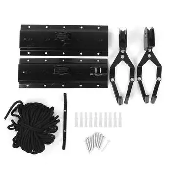 Велосипедный настенный крючок для крепления велосипеда из алюминиевого сплава, черный, многофункциональный, потолочный, для крепления велосипеда