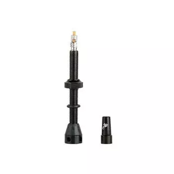 Велосипедный ниппель клапана из алюминиевого сплава 44 мм 60 мм FV Ниппель для самостоятельной сборки Велосипедный клапан для большинства велосипедов 60mm чёрный