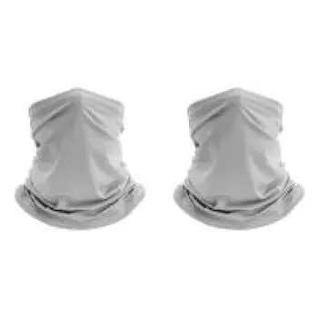 Велосипедный однотонный защитный чехол для лица для езды на велосипеде солнцезащитный шарф для улицы (серый)