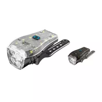 Велосипедный передний фонарь с электрическим клаксоном, водонепроницаемый клаксон с 4 уровнями света, перезаряжаемый Type-C